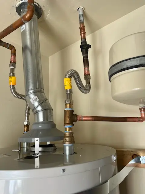 Water heater installation and plumbing repair in Villa Madonna